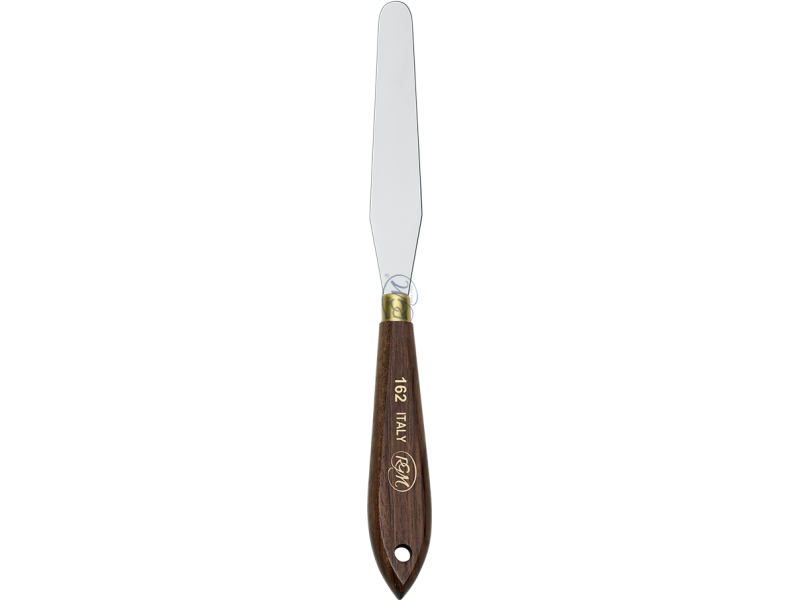 Spatula tempered steel  n.162, blade size 1.9x10.5 cm