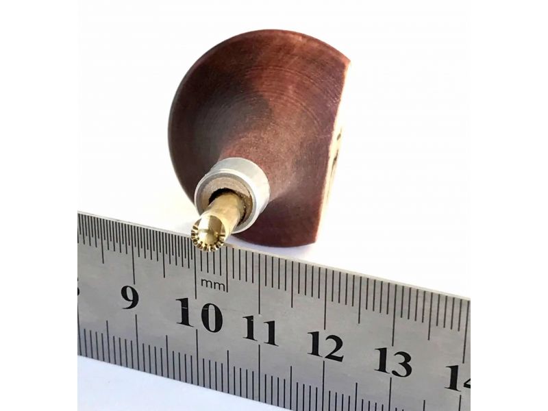 POINON n.11 DEMI-CERCLE DIAM. 5 mm AVEC BOUTON EN BOIS
