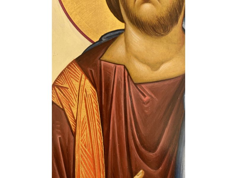 Icne Christ Pantocrator 21x35 cm avec arche