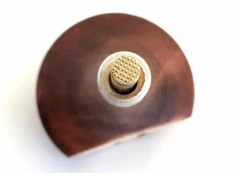 PUNCH n.17 CIRCLE WITH DOTS DIAM. 4.9 mm WITH WOOD KNOB