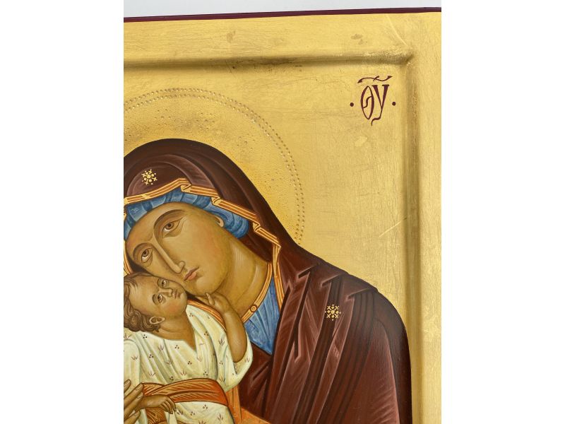 Ikone, Gottesmutter Elousa 25x35 cm