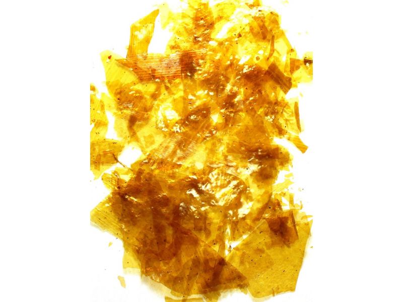 Goma laca natural tipo oro naranja-marfil ANGELO ABTN, en copos 100 gr.