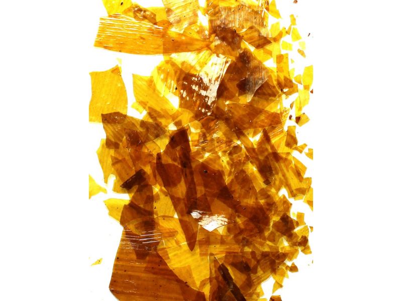 Natural Shellac 'lemon M/m' Flakes 100 Gr. - Dal Molin