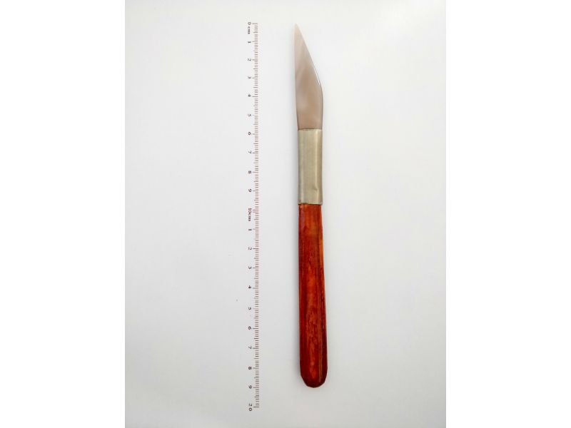 Agate burnisher knife shape num. 6
