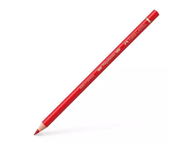 Crayon de couleur, Faber Castell, Polychromos 121 rouge granium clair