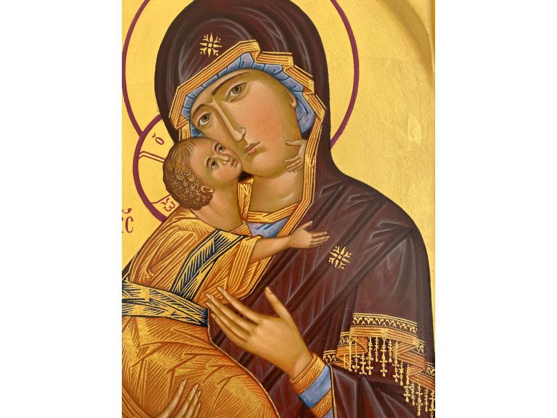 Icona, Madre di Dio della Tenerezza Vladimir 20x30 cm