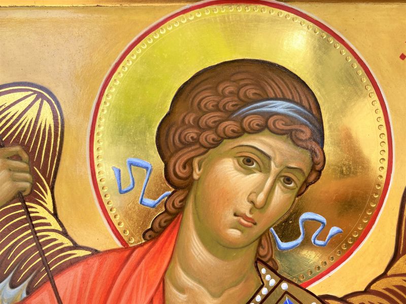Archangel Michael icon 42x70 cm
