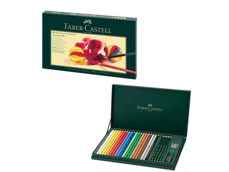Faber Castell, Juego regalo con 24 lpices de color Polychromos