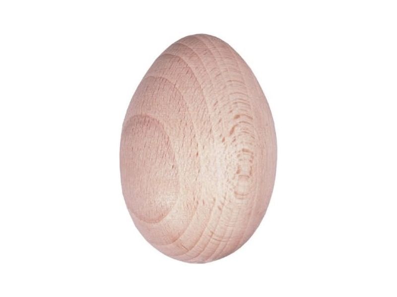 Uovo di legno (faggio) 60x40 mm