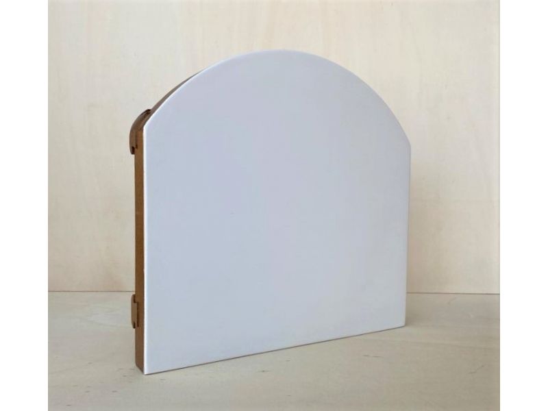 Tabla para icono de madera de tilo, modelo R7, lisa (plana), yesada