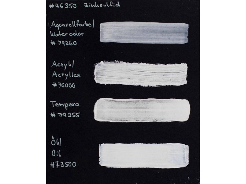 White Zinc Sulphide, Kremer pigment