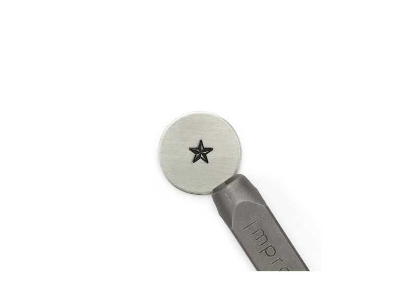 Punzn, acero al carbono, calidad profesional, Estrella Nutica, 6 mm