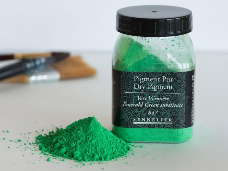 VERONESE GREEN, EMERALD substitute, Sennelier pigment (cod.847)