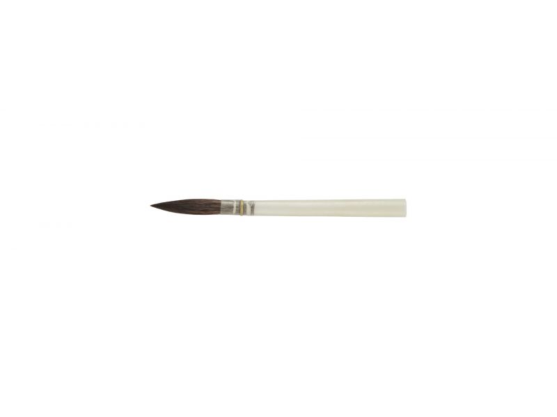 Round brush, in squirrel hair, on a quill pen, series 69/M, Borciani-Bonazzi