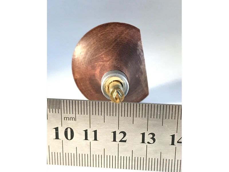 PUNCH n.8 EXTENDED RHOMBUS DIAM. 4,1 mm WITH WOODEN KNOB