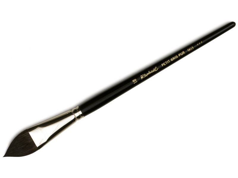 Set Di 12 Pennelli Lingua Di Gatto Per Acrilici E Oli - Serie Mercurio 687 (Ideale Per Artisti E Hobby)