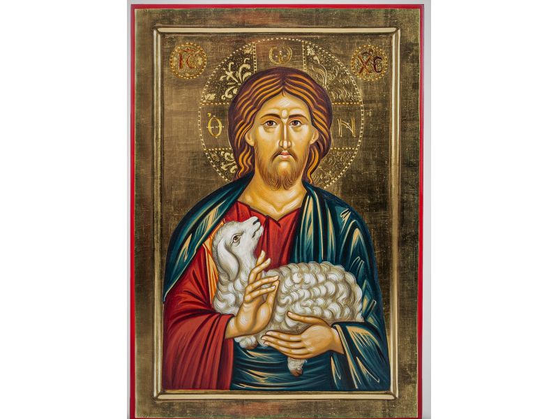 Cristo Buon Pastore 30x43 cm