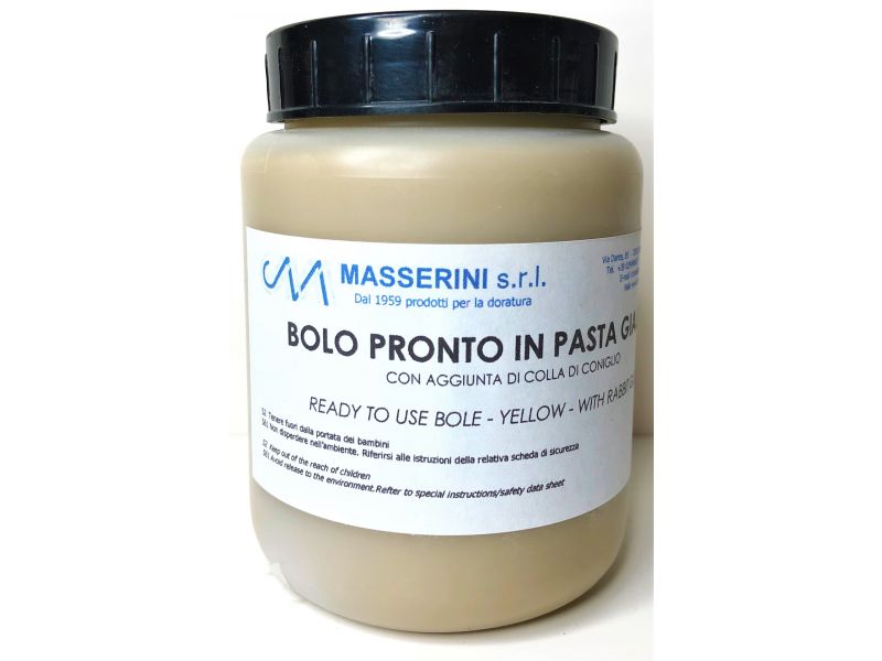 Bole ready for use (with rabbit glue),  Masserini