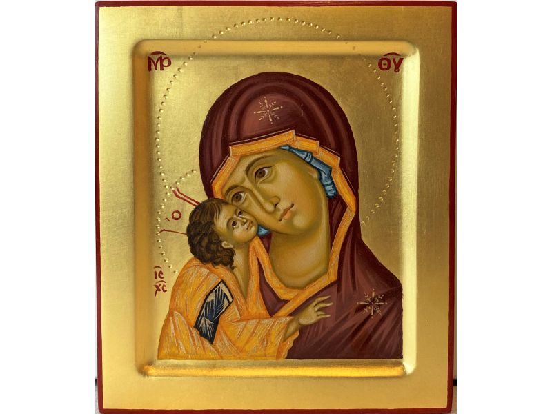 Miniatura Madre di Dio della tenerezza 13x15 cm