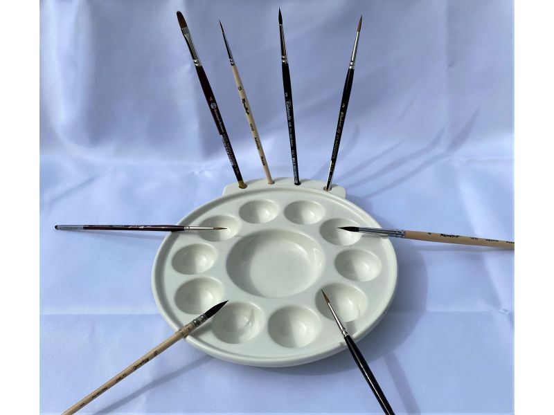 Tavolozza In Vetro Temperato Redgrass Studio XL 32.8 Cm - Per Pittura A Olio, Acrilici E Miniature - Foto 6