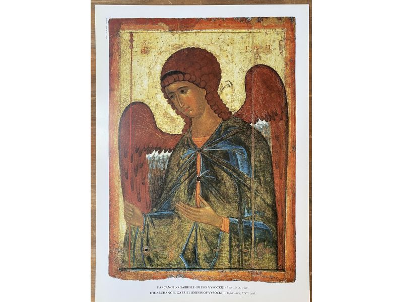 Impresin, Arcngel Gabriel icono (Deesis Vysockij)