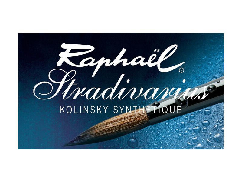 Flacher Pinsel Marderimitat Stradivarius serie 8343 Raphael