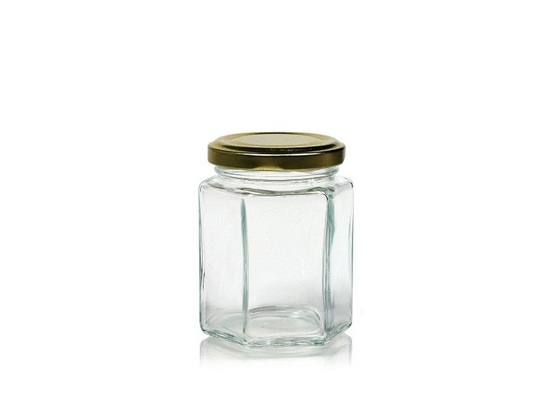Resistant glass container with screw cap ml.47