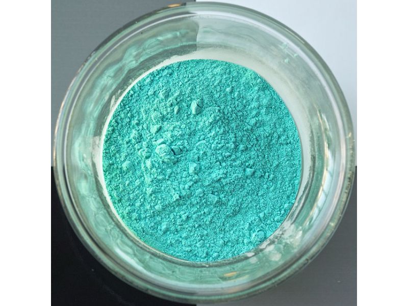Chrysocolle naturelle, pigment broy fin, Master Pigments USA