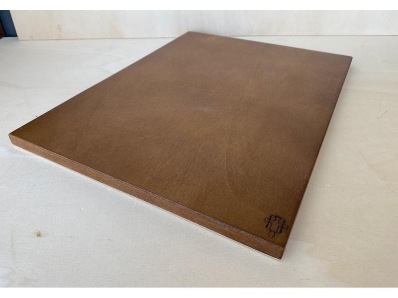 Multilayer Icon Board Smooth, Edged, With Gesso Dal Molin