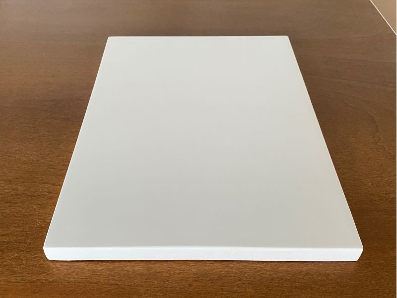 Multilayer icon board smooth, edged, with gesso front and side