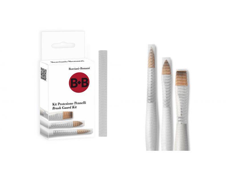 Set of 12 protective nets for fine arts brushes