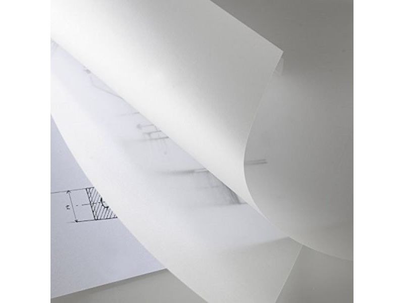 Feuille de papier transparent GR. 90 - 45 x 62,5 CM
