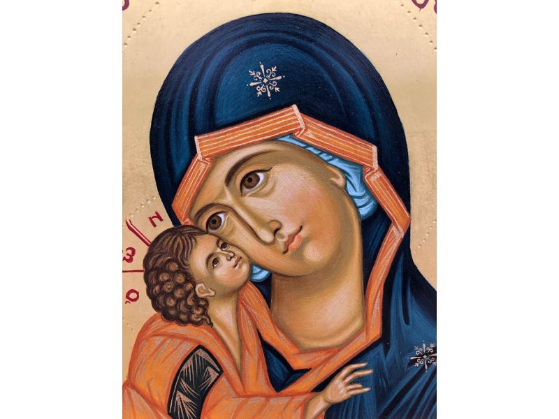 Madre Di Dio Della Tenerezza Manto Blu 15x20 Cm - Dal Molin