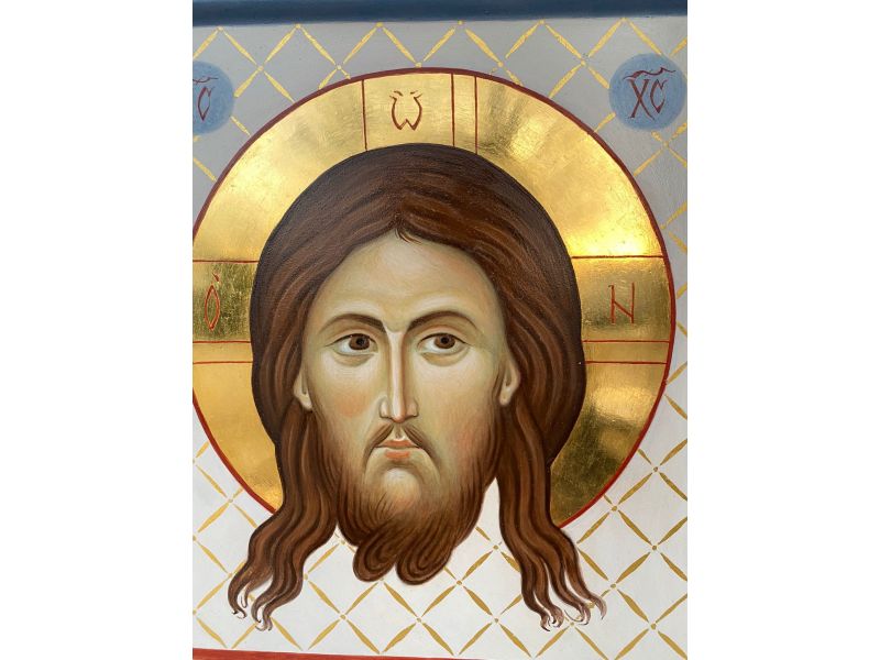 Rostro de Cristo, Mandiglion 24x32 cm