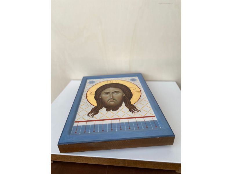 Rostro de Cristo, Mandiglion 24x32 cm