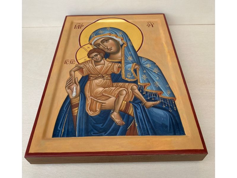 Icono, Virgen Eleousa de Kykkos, 25x35 cm