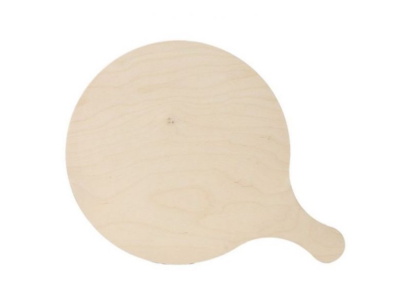 TAGLIERE IN LEGNO ROTONDO DIAM. 38 CM CON MANICO PER PIZZA - Foto 9