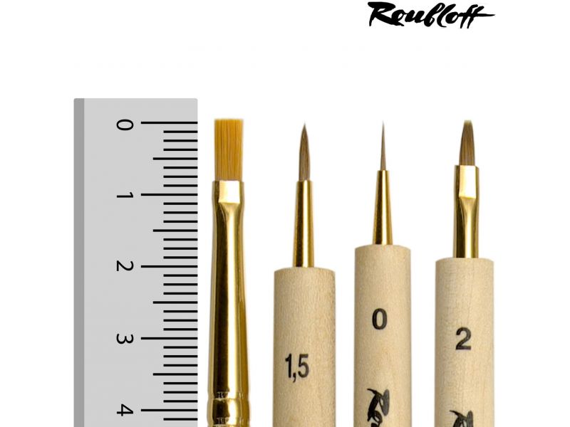 4 Miniature brushes (Roubloff) SET8