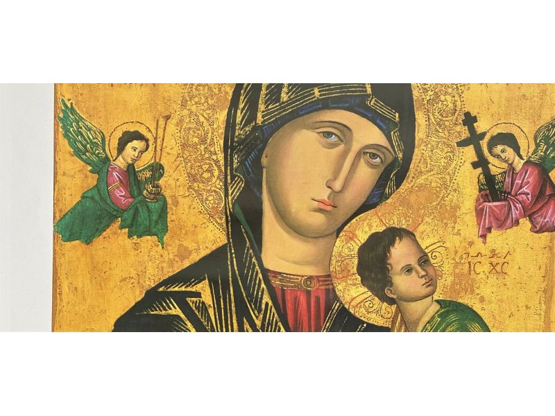 Print, icon of Our Lady of Perpetual Help (original Chiesa di Sant'Alfonso all'Esquilino, Roma)