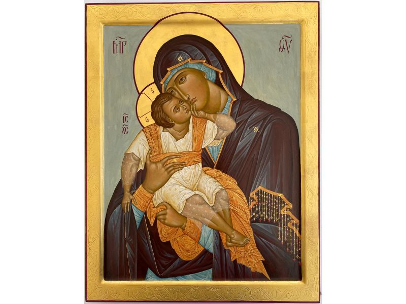 Icono, Madre Theotokos 35x45 cm