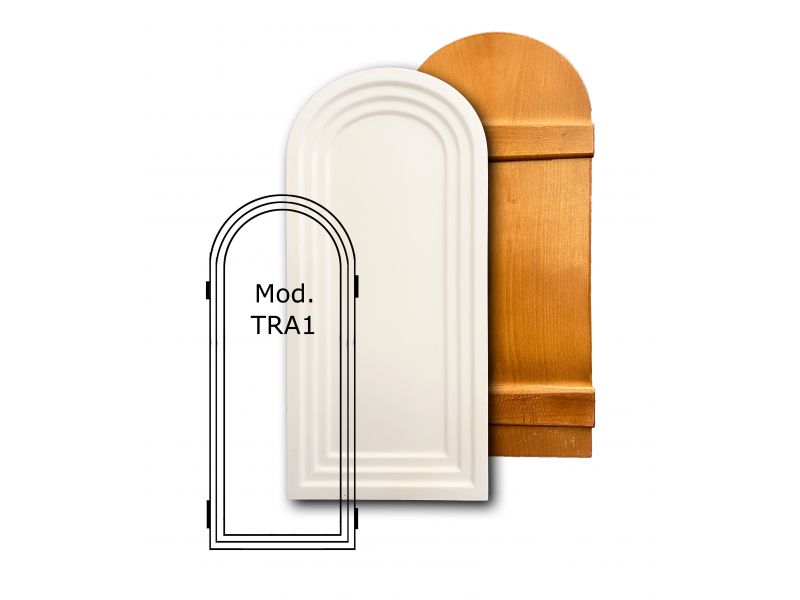 Tabla para icono de madera de tilo modelo TRA1, triple cavada, con cuas, yesada