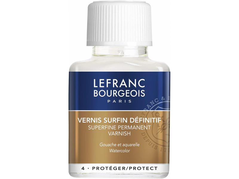 Vernis superfine pour tempera et aquarelle ml. 75 Lefranc