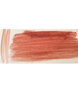 Cinabre minéral du Monte Amiata, ton rouge rosé, pigment italien