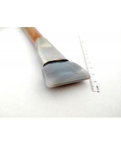 Brunissoir en agate, forme de spatule num. 12