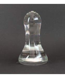 Maja de vidrio para moler pigmentos, 5 cm, muy pesado