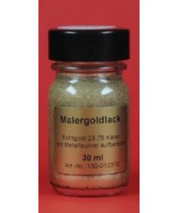 Barniz color ORO 30 ml. NORIS (con una parte de oro de 23,75 kt) líquido