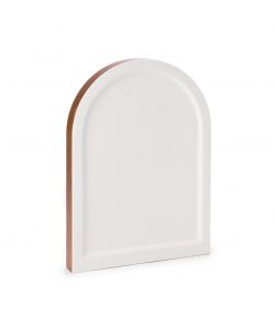 Poplar icon board, arched, cradle, with gesso