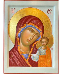 Icono Madre de Dios de Kazán 21x28 cm
