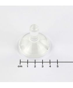 Mini mortero de vidrio, corindón molido, diámetro 3,5 cm (tamaño de viaje)
