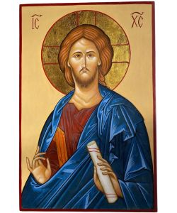 Icona Cristo Pantocratore 20x30 cm